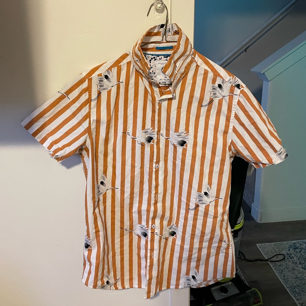 Striped Button Up